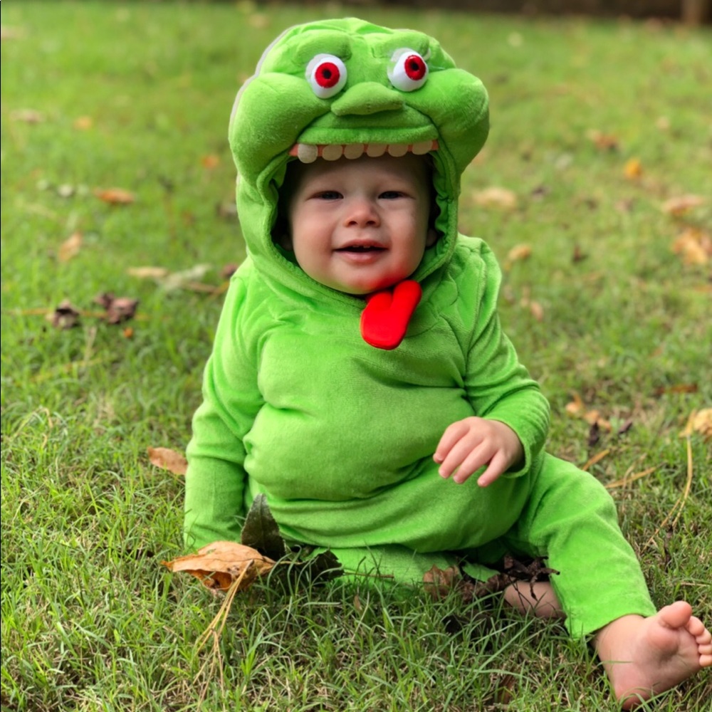 Slimer Halloween costume ghost busters 12/18 month